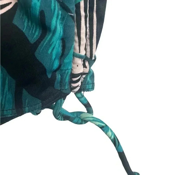 Cacique Swim Palm leaf print bottom skort size 24 - Picture 4 of 10